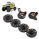thumbnail image 5 of Copa De Dirección De Cubo De Rueda RC, Juego De Copa De Dirección De Cubo De Rueda De Equilibrio Mejorado Profesional Duradero Para Coche 1/24 RC Crtynell Brass Wheel Hub Steering Cup, 5 of 8