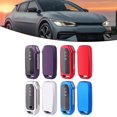 thumbnail image 3 of TPU Car Key Case Cover Keychain Accessories for Kia Ev6 7 Button Keyring Shell, 3 of 4