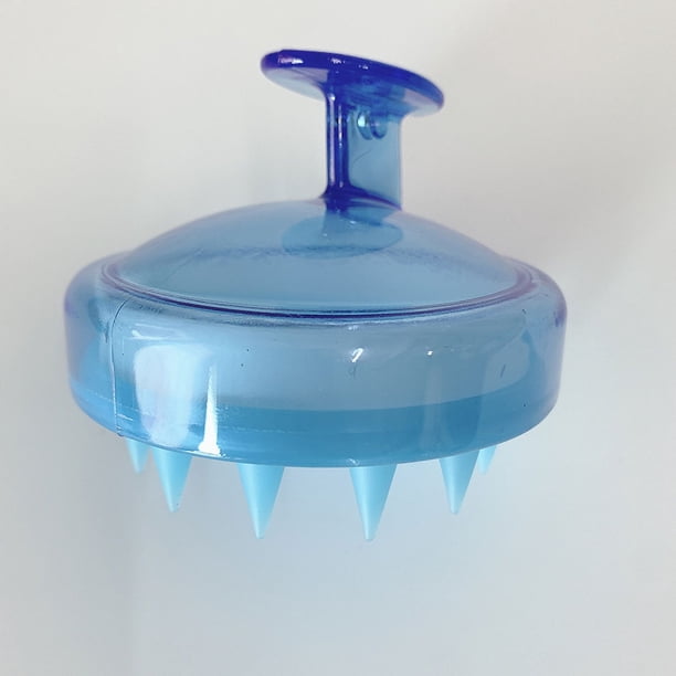 Depurador de cabeza con nodo de silicona largo y flexible, llega fácilmente a las raíces del cabello, elimina la caspa y exfolia, estimula el crecimiento del cabello Sailing Electrónica