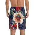 thumbnail image 4 of Lsque Paisley2 Mens Sleep Pajama Shorts,Short Pajama Pants, Cotton Ultra-Soft Knit-4X-Large, 4 of 9