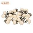 thumbnail image 3 of Uxcell 10pcs Beige No Sew Pearl Buttons 12mm Cover Up Pins Removable Reusable Craft Button for Shirt Dress DIY Crafts Clothes Decoration, 3 of 7