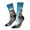 2 Black-2, variant on Blue Sky Winged Cat Pattern Sport Socks for Women and Men Crew Socks Sporty Calf Socks Casual Socks