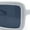 White - Black, variant on Geeky Bubble Frame Nerdy Thick Flat Top Oversized Rectangle Plastic Sunglasses White - Black