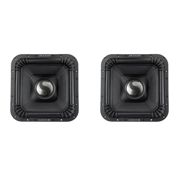 Kicker (2) 49L7X182 - SoloX L7X 18-Inch Competition Subwoofer, 2-Ohm