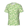 thumbnail image 3 of Rocae Daisies Flowers for Men's Moisture-Wicking Crew Tee - T-Shirt for Sports, Outdoor Activities, and Casual WearXX-Large, 3 of 9