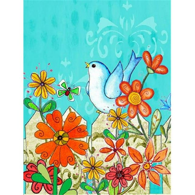 Carolines Treasures PJC1049CHF Flower Good Day To Bloom Flag Canvas House Size