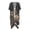 Moon and Floral Pattern, variant on HELLHERO Moon and Floral Pattern Bathing Suit Cover Up Polyester Lightweight Free Size Long Kimono Swimsuit Cover Up for Women
