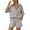 Light Gray, variant on MuXiKeJi Clothes Linen Two Piece Set Women Shorts Lounge Wear Matching Fashion Short Sleeve Shirts And High Waist Shorts Summer Outfit