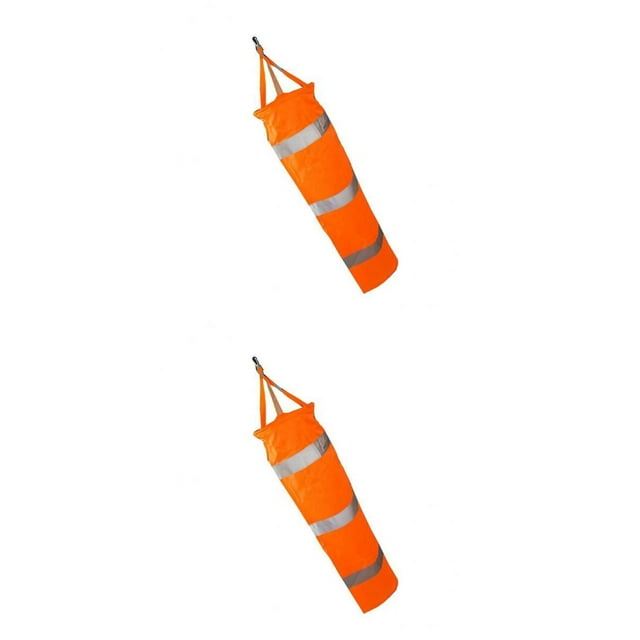 2pcs Oxford Windsock Bolsa de Calcetín Colgante con Tiras Reflectantes Sunnimix Manga de viento del aeropuerto