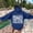 Dark Blue, variant on SIYUDAN Womens Sweatshirt Hoodies Trust in the Lord Hoodies Graphic Letter Print Sweatshirt Oversized Hoodies For Women Pullover Fall Essentials Streetwear Clothes