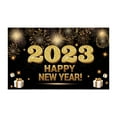 thumbnail image 2 of veasfak Happy New Year Banner 2023 Backdrop New Year Decor Background Cloth Banner Party StyleE, 2 of 9