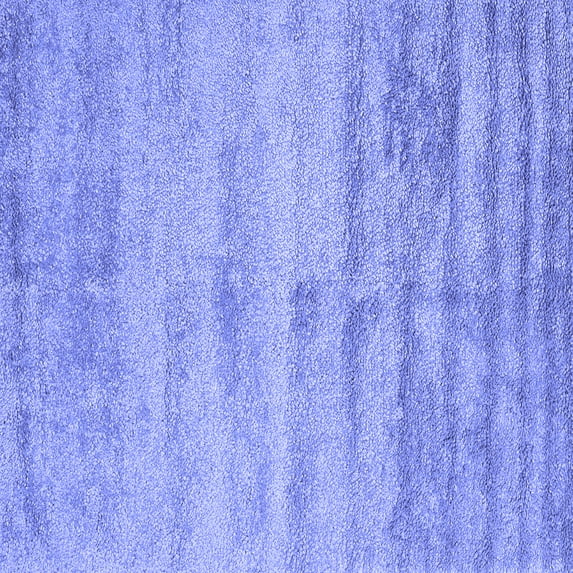 Ahgly Company Indoor Square Abstract Blue Contemporary Area Rugs, 8' Square