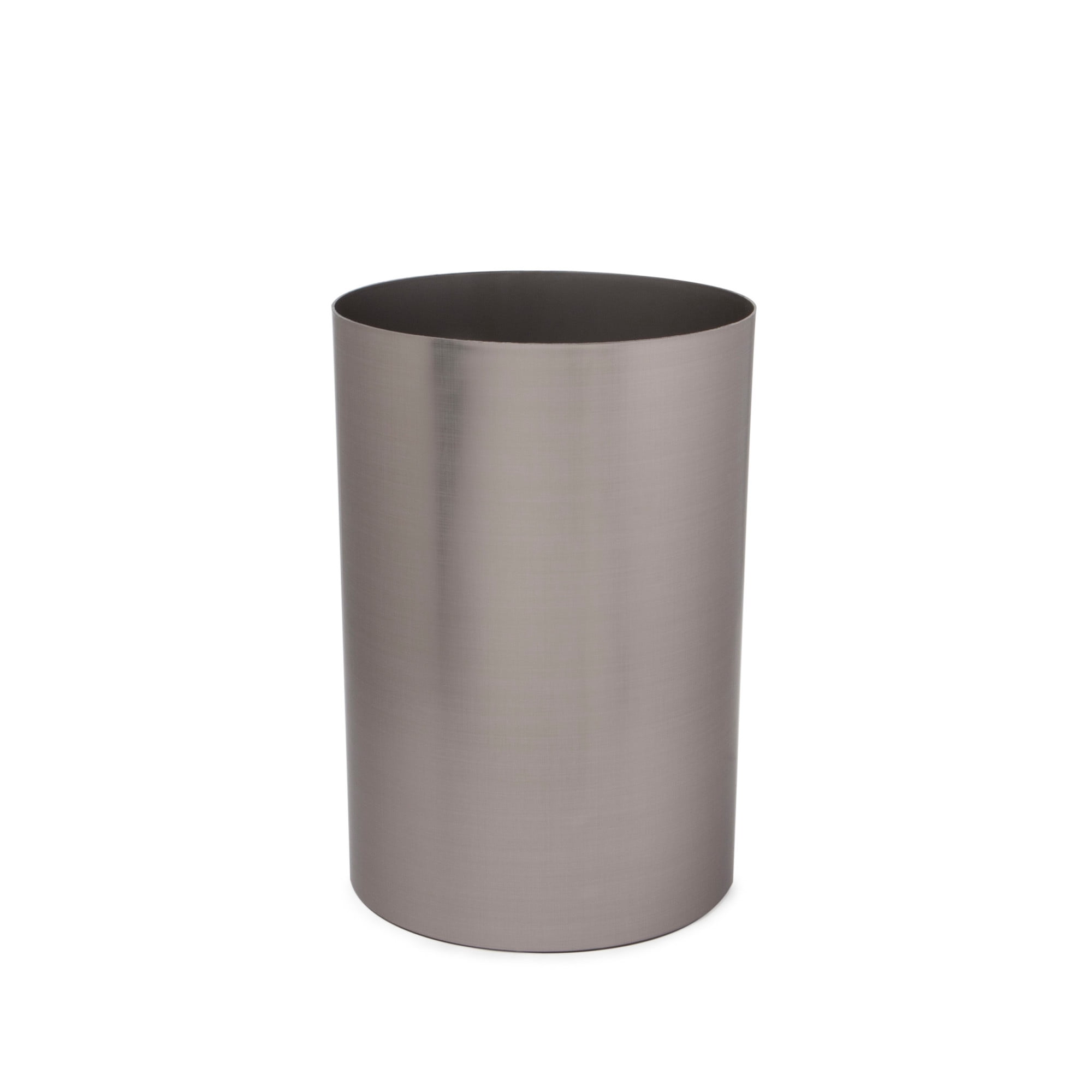 Pattumiera 30 Litri Quadrata In Metallo Nero Con Coperchio E Pedale Thalor 1