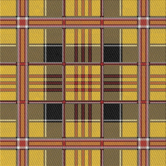 Ahgly Company Machine Washable Indoor Square Transitional Gen Brown Yellow Area Rugs, 4' Square