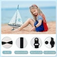 thumbnail image 3 of Waterproof AirTag Bracelet for Kids, Hidden Silicone Wristband for AirTag, GPS Tracker Case for Air Tag Holder Strap Band for Child Toddler, Secure Anti-Loss Protection, Black, 3 of 6