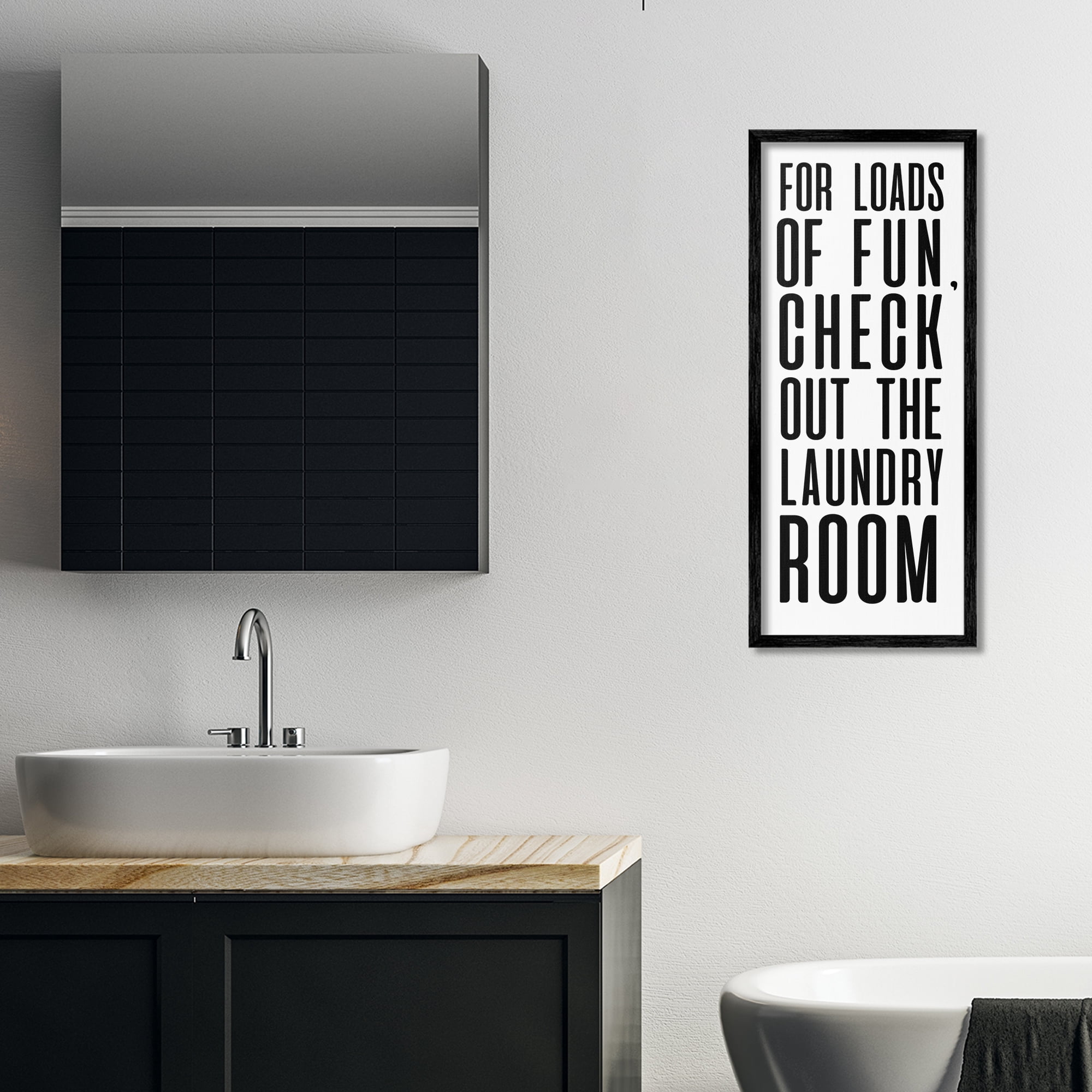 Stupell Industries For Loads Of Fun Black Framed Giclee Art, design by SD Graphics Studio