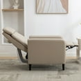 thumbnail image 6 of Aukfa Recliner Chair Adjustable Single Sofa Leather Lounge Chair for Living Room Bedroom,Beige, 6 of 7