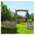 thumbnail image 6 of JTAOT Wooden Garden Arbor, Wedding Arch, 6.6ft Arch Backdrop Stand for Ceremony, Wood Trellis for Plant Climbing, Christmas Decor Pergola for Garden Backyard, Lawn, 6 of 7