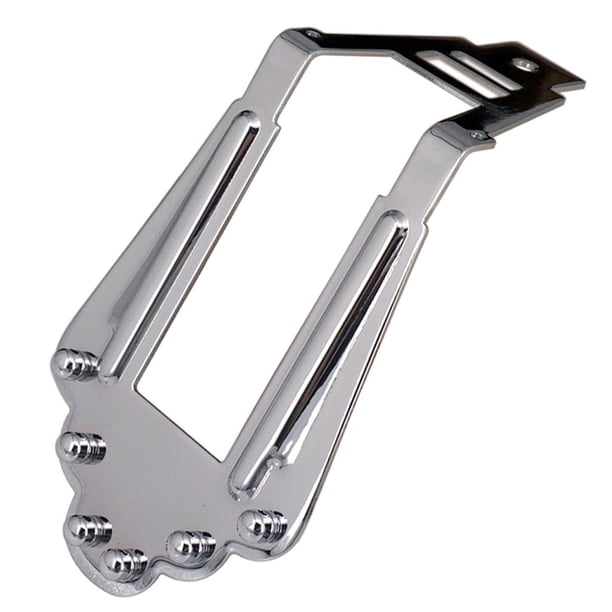 Guitarra Puente de Metal Baoblaze Piezas de Repuesto Guitarra Eléctrica Acústica Plata Guitarra Tailpiece Bridge
