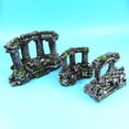 thumbnail image 3 of Flmtop Aquarium Fish Tank Decoration Artificial Roman Column Ruins Castle Ornaments, 3 of 9