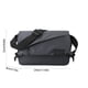 thumbnail image 2 of Bolso de hombro impermeable de gran capacidad para trabajo y viaje, bolso bandolera negro con múltiples compartimentos, bolso de mensajero liviano de 11.42x8.66x3.15in para hombres y mujeres, 2 of 5