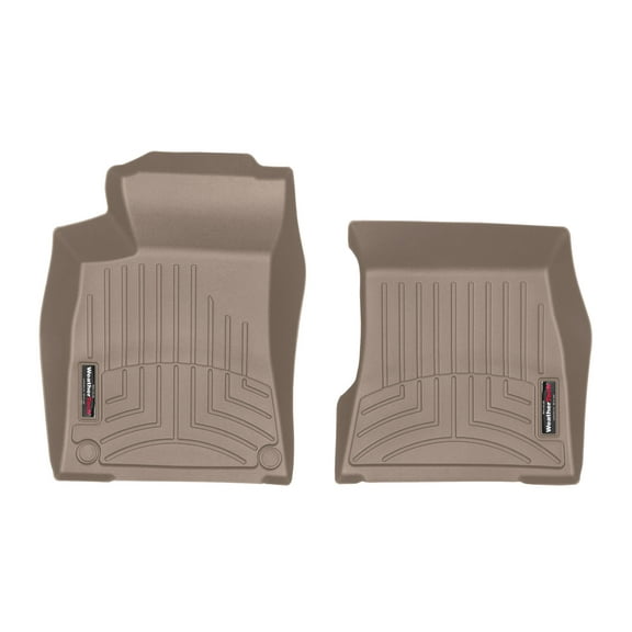 WeatherTech Custom Fit FloorLiners compatible with Mercedes A-Class, AMG CLA 45, CLA Coupe, AMG CLA 35, AMG A 35, A-Class Sedan - 1st Row (Driver & Passenger), Tan