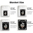 thumbnail image 5 of AISENIN Boyfriend Gifts Gothic Skeleton Blanket Personalized Couple Gifts for Him Customized Skeleton Flannel Halloween Throw Blankets, Gift Blanket for Girlfriend, 5 of 5