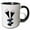 Black/White, variant on 3drose, Two Black Champagne Flutes, 11oz Mug