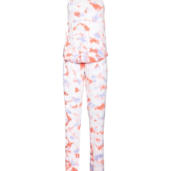 P.J. Salvage Womens TieDye Pajama Sleep Tank Top, Multicoloured, Medium