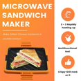 thumbnail image 5 of Microwave Toastie Maker,Microwave Toastie Sandwich Maker,Micro-Munchy Grilled Cheese Maker,Microwave Sandwich Maker, 5 of 5