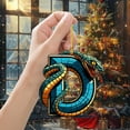 thumbnail image 5 of YIKA 2D Acrylic Christmas Tree 26 Letter Pendant Decorative Gift Family Christmas Party Pendants Christmas Decoration D, 5 of 5