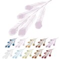 thumbnail image 2 of Coofit 2PCS Artificial Flower Lifelike Peacock Tail Fake Plant Fake Flower for Wedding, 2 of 6