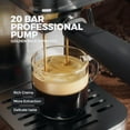 thumbnail image 3 of Espresso Machine with Rapid Cold Brew, Hot & Iced Coffee Maker, Milk Frother Steam Wand, One Touch Control for Latte Cappuccino, 3 of 8