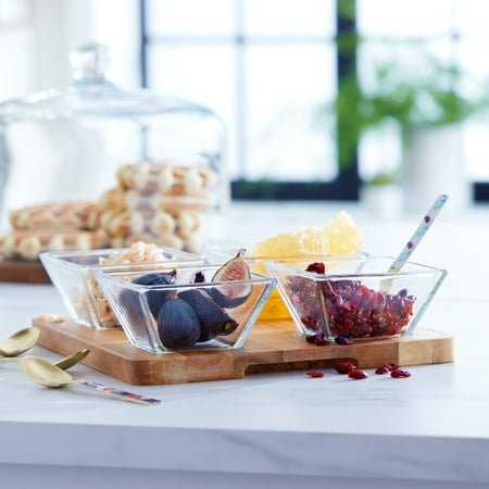 Wood Cheese Set - Libbey Acaciawood 4-Piece Cheese Board Serving Set with Wood Serving Board