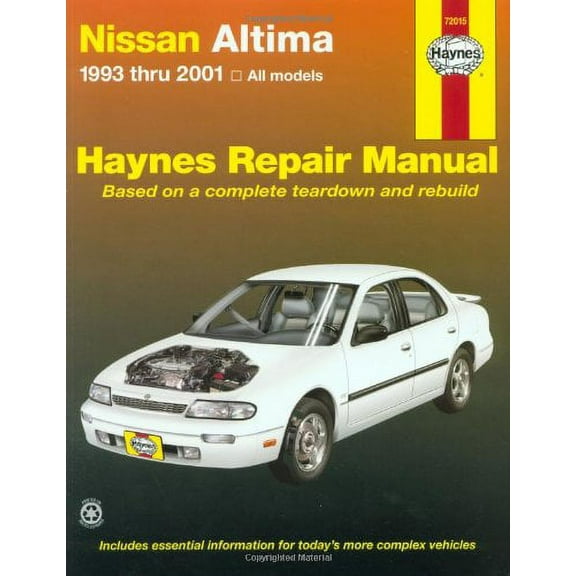 Nissan Altima, 1993-2001 (Haynes Automotive Repair Manual Series)
