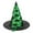 #01 Green, variant on Gelikeya Witch Hat with Headband for Kids Halloween Decoration Partywear Witches Hats Bowknot Design (White, Child)