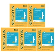 5 Pack Neosporin Maximum Strength Antibiotic + Pain Relief Cream 0.5oz Each