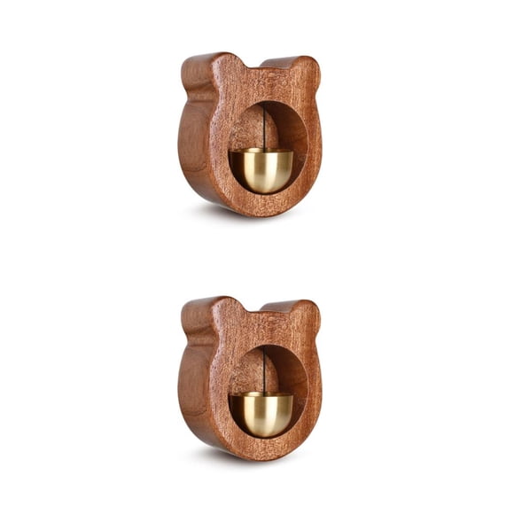 Wosthever Timbre de con sonido y , campana de fuerza de piedra imán, campanas para puerta, apertura de entrada, carillón de viento, decoración Type1 NO1