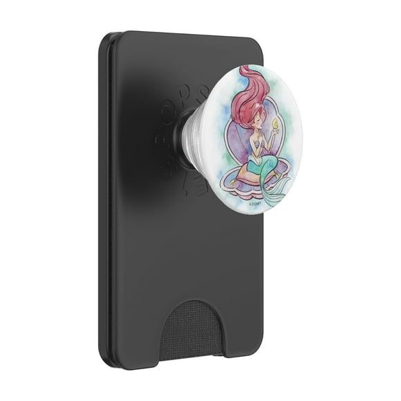 Funda para teléfono móvil Disney Ariel Watercolor Shell PopWallet MagSafe