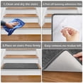 thumbnail image 6 of Pure Era Bullnose Carpet Stair Treads Protector Cover 9.5" x 30" 7pcs Indoor Rug Non Slip Self Adhensive (Set of 7,Dark Gray), 6 of 10