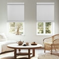 thumbnail image 5 of Blackout Roller Shades for Windows,Cordless,Roller Blinds for Windows,Thermal Insulated Fabric Window Blinds for Home,Office,Bedroom,Door, Pure White, 31"W x 72"H, 5 of 11