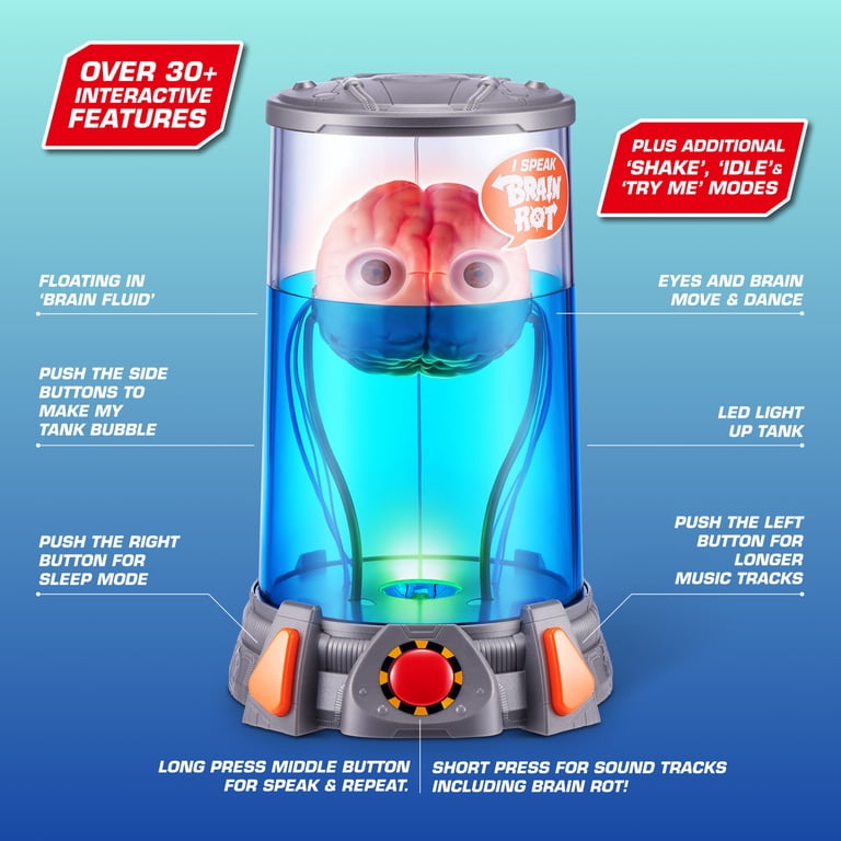 Robo Alive Brain Rot Brian Robotic Toy for Kids Ages 3+ - Walmart.com