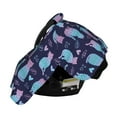 thumbnail image 4 of Zufioo Silhouette Cats Print Baby Stroller Seat Nursing Cover, Baby Stroller Canopy Seat Cover Breastfeeding Cover, Suitable for Indoor and Outdoor-One Size, 4 of 9