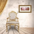 thumbnail image 3 of Frank, Assaf 14x8 Gold Ornate Wood Framed with Double Matting Museum Art Print Titled - Lake surrounded by mountains, 3 of 4