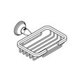 thumbnail image 3 of Grohe 40659001 Essentials Authentic Bathroom Soap Dish Filling Basket, Chrome, 3 of 4