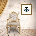 thumbnail image 3 of Villa, Milli 12x12 Gold Ornate Wood Framed with Double Matting Museum Art Print Titled - Blue Eye, 3 of 4