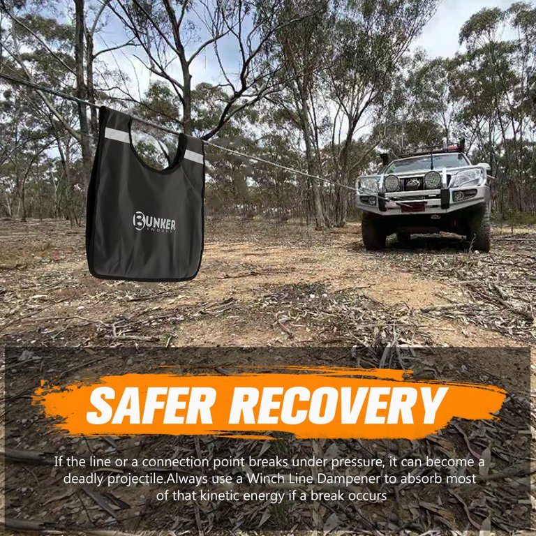 GearAmerica Off-Road Recovery Kit | Tow Strap + Tree Saver + Heavy