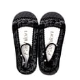 thumbnail image 4 of MSJUHEG No Show Socks Womens,Lace Socks,Womens Socks,Footies Socks for Women,Flat Socks,Ballerina Socks Solid Non Slip Socks Lace Splice Socks Boat Socks Black One Size, 4 of 5