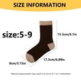thumbnail image 7 of LDU Women's Thermal Crew Socks, Colorblock Plush Fleece Lined Mid Calf Socks for Casual Wear, 6 Pairs, 7 of 7
