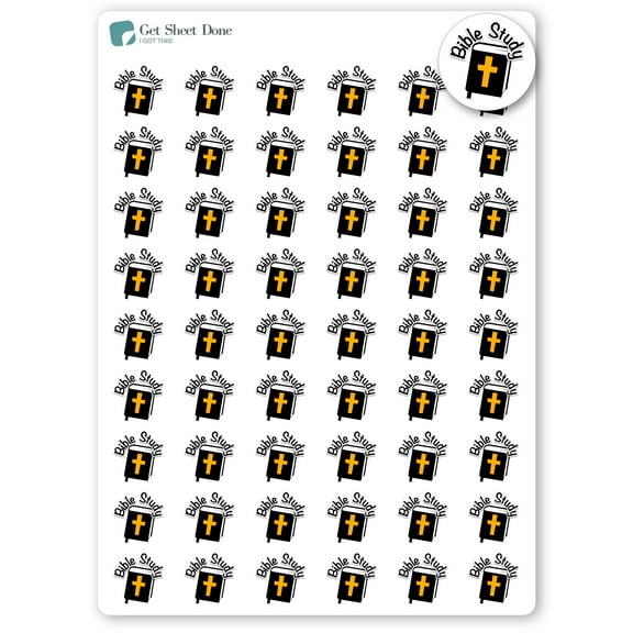 Bible Study Planner Stickers / Appointments Reminder Stickers / Bullet Journaling / Bujo / Essential Productivity Stickers